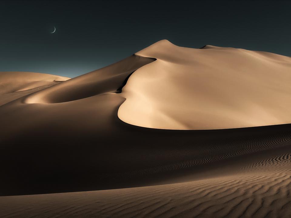 The preview of Desert Dune at Night Wallpaper